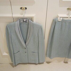 St John Evening Collection Two-Piece Skirt Suit